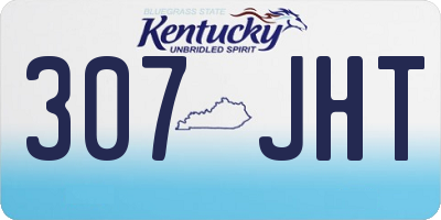 KY license plate 307JHT