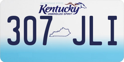 KY license plate 307JLI