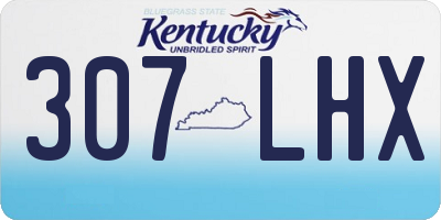 KY license plate 307LHX