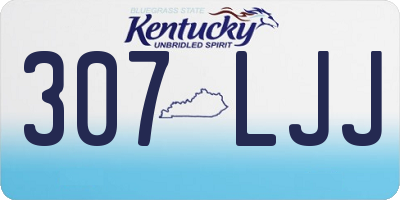 KY license plate 307LJJ