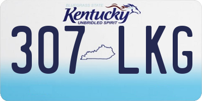 KY license plate 307LKG