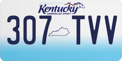 KY license plate 307TVV