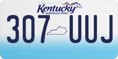 KY license plate 307UUJ