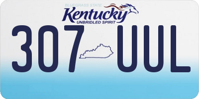 KY license plate 307UUL