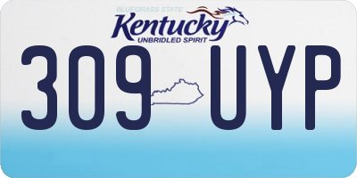 KY license plate 309UYP