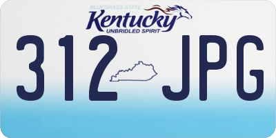 KY license plate 312JPG