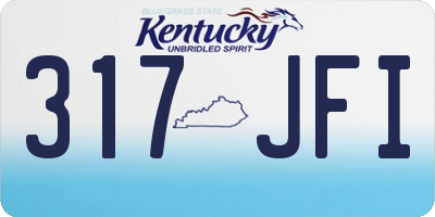 KY license plate 317JFI
