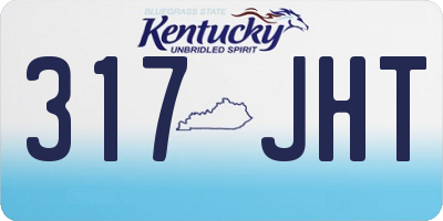 KY license plate 317JHT