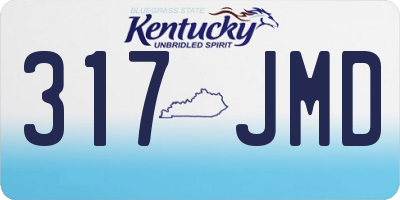 KY license plate 317JMD
