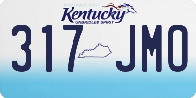 KY license plate 317JMO