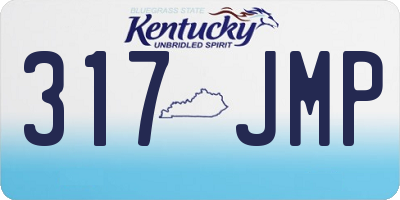 KY license plate 317JMP