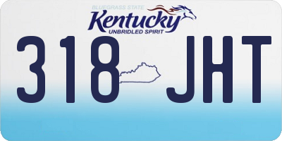 KY license plate 318JHT