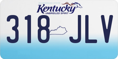 KY license plate 318JLV