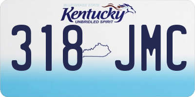 KY license plate 318JMC