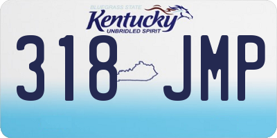 KY license plate 318JMP
