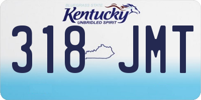 KY license plate 318JMT