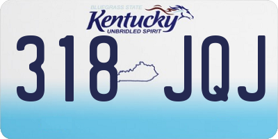 KY license plate 318JQJ