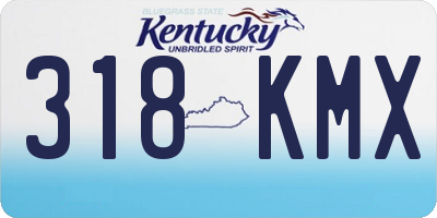 KY license plate 318KMX