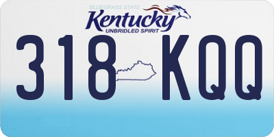 KY license plate 318KQQ