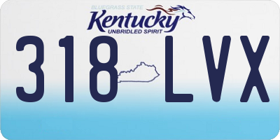 KY license plate 318LVX