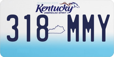 KY license plate 318MMY