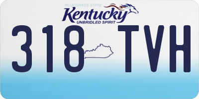 KY license plate 318TVH
