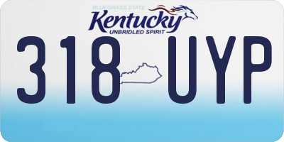 KY license plate 318UYP