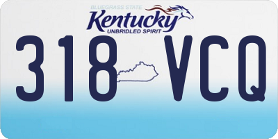 KY license plate 318VCQ