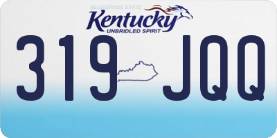 KY license plate 319JQQ