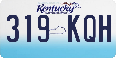 KY license plate 319KQH