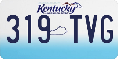 KY license plate 319TVG