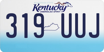 KY license plate 319UUJ