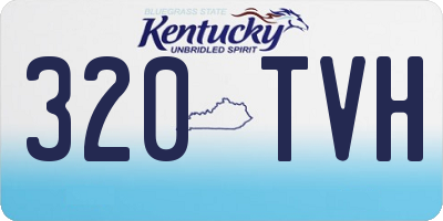 KY license plate 320TVH