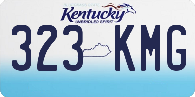 KY license plate 323KMG
