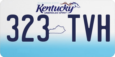 KY license plate 323TVH