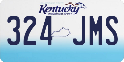 KY license plate 324JMS