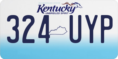 KY license plate 324UYP