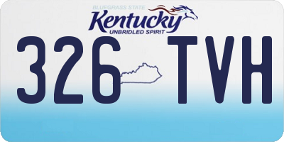 KY license plate 326TVH