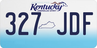 KY license plate 327JDF