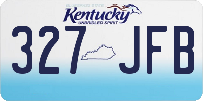 KY license plate 327JFB