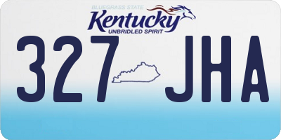 KY license plate 327JHA