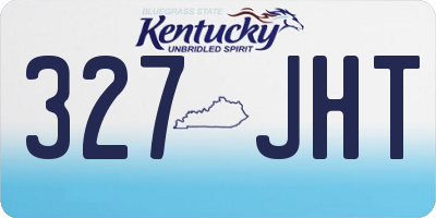 KY license plate 327JHT