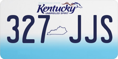 KY license plate 327JJS