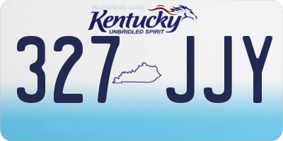 KY license plate 327JJY