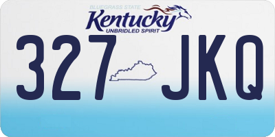 KY license plate 327JKQ