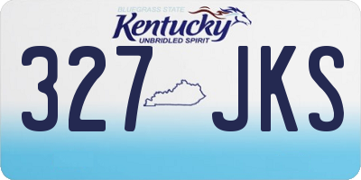 KY license plate 327JKS