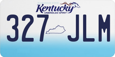 KY license plate 327JLM