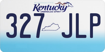 KY license plate 327JLP
