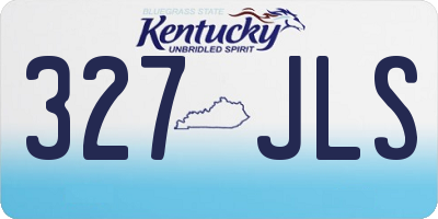 KY license plate 327JLS