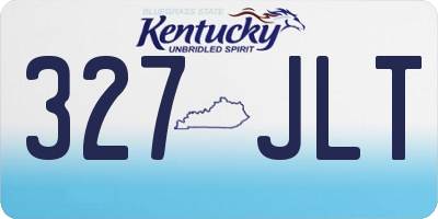 KY license plate 327JLT
